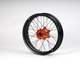 Sixty5 KTM Supermoto Svart/Orange fälgset 3.5-17/5.0-17